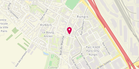 Plan de Agent Peugeot, 1 Rue d'Orly, 94150 Rungis