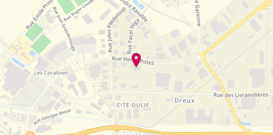 Plan de Bestdrive, Zone Industrielle Nord
9 Rue Henry Potez, 28100 Dreux