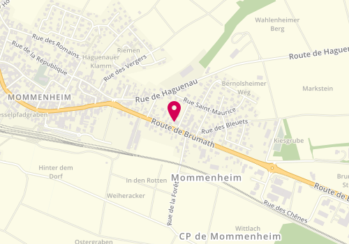 Plan de D.M.D Automobiles, 35 Route de Brumath, 67670 Mommenheim