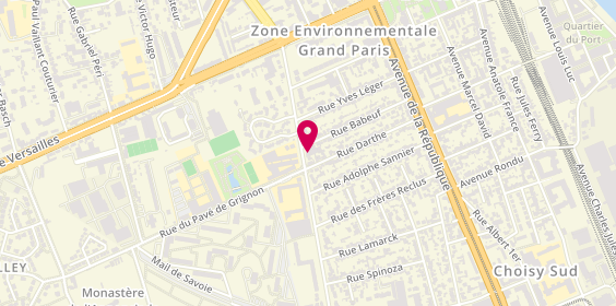 Plan de Mondial Pare Brise, 35 avenue du Maréchal de Lattre de Tassigny, 94600 Choisy-le-Roi