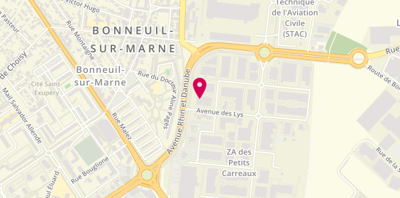Plan de Mercedes, 8 avenue des Lys, 94380 Bonneuil-sur-Marne