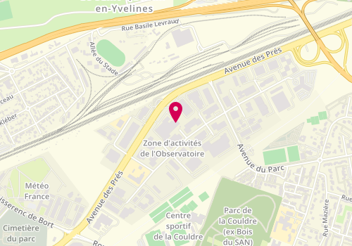 Plan de Emblematik Garage, 11 avenue des Prés, 78180 Montigny-le-Bretonneux