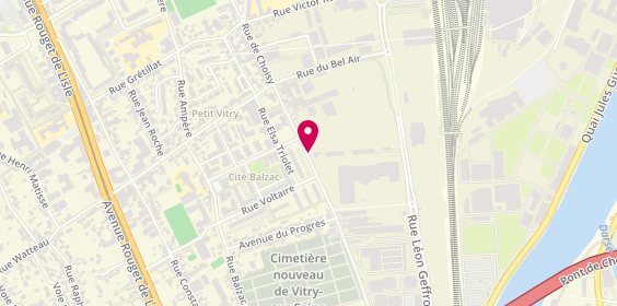 Plan de V.M.D.A, 114 Rue General Malleret Joinville, 94400 Vitry-sur-Seine