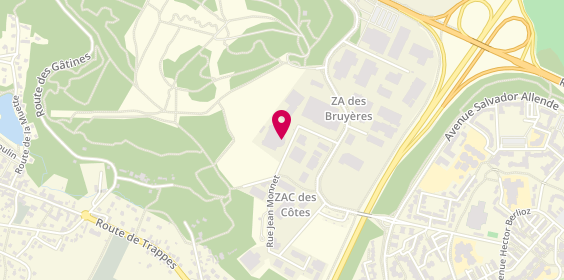 Plan de Rema Tip Top France, 8 avenue Jean Rostand, 78190 Trappes
