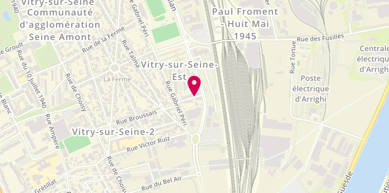 Plan de FANAUTO, 14 Villa Broussais, 94400 Vitry-sur-Seine