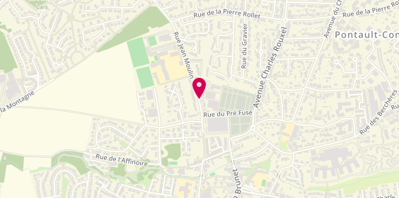 Plan de Garage du Pré Fusé, 13 Rue Jean Moulin, 77340 Pontault-Combault