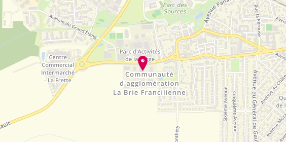 Plan de Autovisio, 2 Rue des Champs de Blé, 77680 Roissy-en-Brie