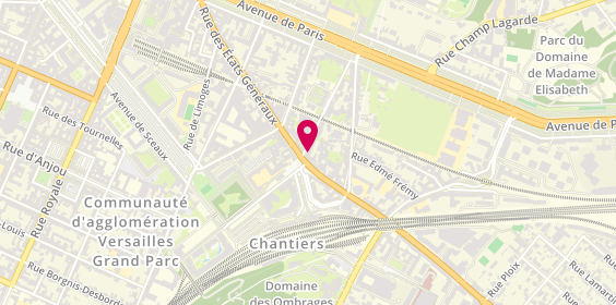 Plan de Speedy, 1 Rue des Chantiers, 78000 Versailles