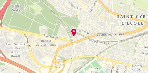 Plan de Speedy, 86 avenue Pierre Curie, 78210 Saint-Cyr-l'École