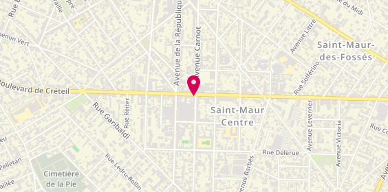 Plan de Eurorepar Garage Carnot, 84 avenue Carnot, 94100 Saint-Maur-des-Fossés
