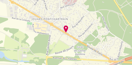 Plan de Dafe Auto, 23 Bis Route de Paris, 78760 Jouars-Pontchartrain