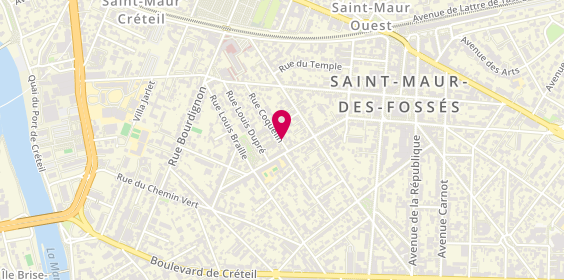 Plan de Garage Diderot Coquelin, 27 Rue Coquelin, 94100 Saint-Maur-des-Fossés