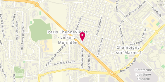 Plan de Mahcar - Motrio, 4 avenue Germaine, 94430 Chennevières-sur-Marne