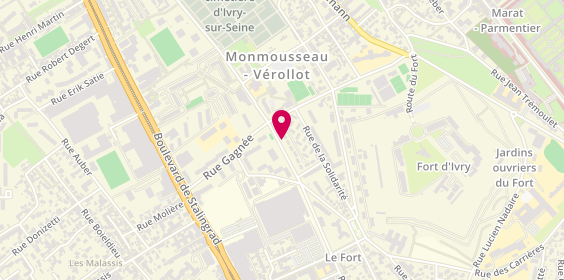 Plan de L'Atelier Mobile du Hayon Amh, 110 Rue Champollion, 94400 Vitry-sur-Seine