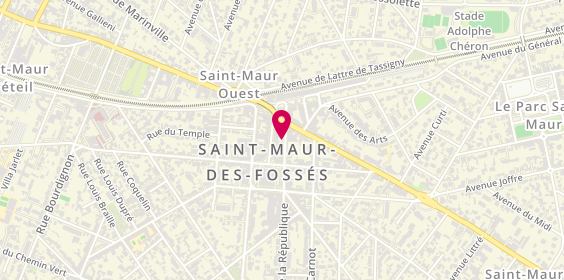 Plan de Auto Buy Web, 8 Avenue de la Republique, 94100 Saint-Maur-des-Fossés