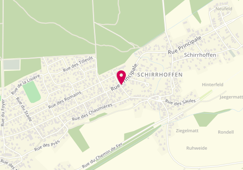Plan de G.L.S Automobiles, 1 Rue de Sessenheim, 67240 Schirrhoffen