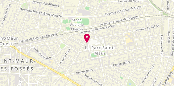 Plan de Carro Méca Automobile, 21 Place des Marronniers, 94100 Saint-Maur-des-Fossés