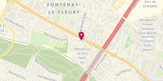Plan de SAS LE ROUX - Dacia, 1 avenue de la République, 78330 Fontenay-le-Fleury