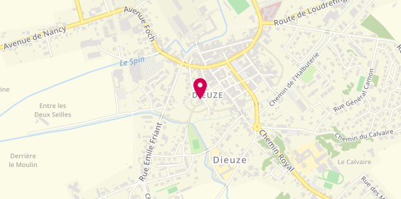 Plan de First Stop, Faubourg de Vergaville Zone Industrielle, 57260 Dieuze