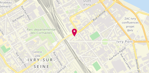 Plan de Garage Paris Montreuil, 9 Rue de la Gare, 94200 Ivry-sur-Seine