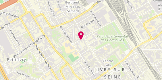 Plan de Garage Rollin, 8 Rue Ledru Rollin, 94200 Ivry-sur-Seine
