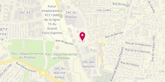 Plan de Garage Grand Paris - PC Service Auto, 1 Rue du Regard des Luats, 94500 Champigny-sur-Marne