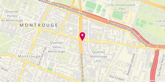 Plan de Renault Montrouge - Groupe Losange Autos, 59 avenue Aristide Briand, 92120 Montrouge