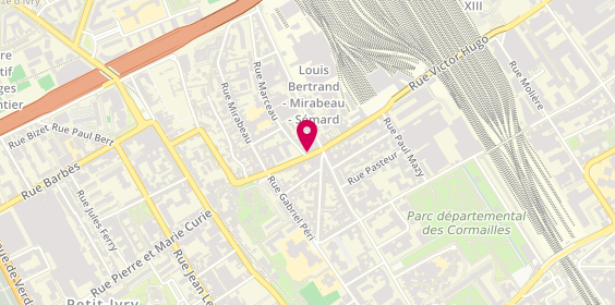 Plan de Garage Bertrand, 6 Rue Louis Bertrand, 94200 Ivry-sur-Seine