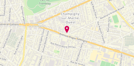 Plan de Speedy, 69 avenue Roger Salengro, 94500 Champigny-sur-Marne