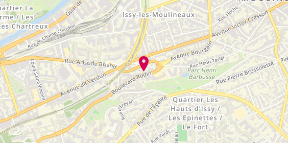 Plan de Garage Rolin, 10 Ter Boulevard Rodin, 92130 Issy-les-Moulineaux