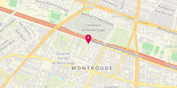 Plan de Cw Automobiles, 89 Boulevard Romain Rolland, 92120 Montrouge