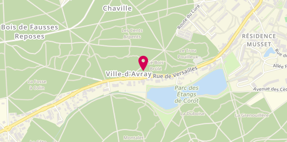 Plan de Garage des Etangs, 153 Rue de Versailles, 92410 Ville-d'Avray