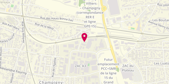 Plan de Eurorepar, 8 Rue des Armoiries, 94500 Champigny-sur-Marne