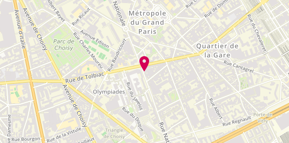 Plan de Garage Nationale, 80 Rue Nationale, 75013 Paris