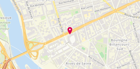 Plan de Renault Retail Group Boulogne, 577 avenue du Général Leclerc, 92100 Boulogne-Billancourt