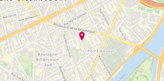 Plan de Stellantis & You Boulogne d'Anjou, 53 Rue Barthelemy Danjou, 92100 Boulogne-Billancourt