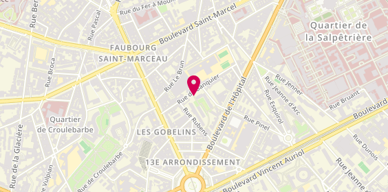 Plan de Segetax, 25 Rue du Banquier, 75013 Paris
