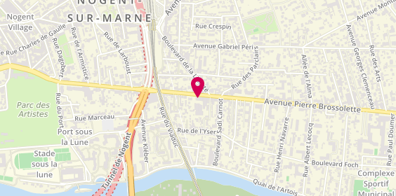 Plan de Dacia, 44 avenue de Bry, 94170 Le Perreux-sur-Marne