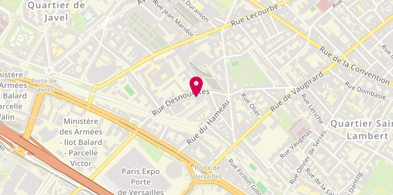 Plan de Garage Mathais, 49 Rue Desnouettes, 75015 Paris