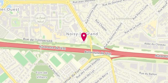 Plan de Lexus G.T.A Noisy, 18 Rue de l'Université, 93160 Noisy-le-Grand