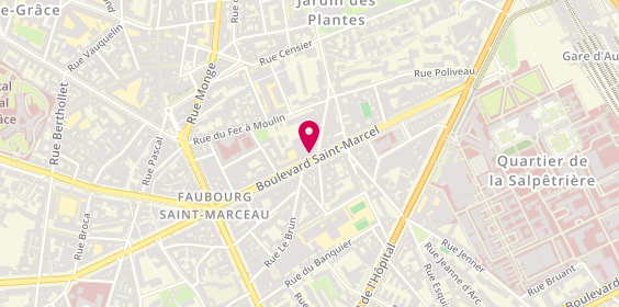 Plan de Sivam Paris Rive Gauche By Autosphere, 58 Boulevard Saint-Marcel, 75005 Paris