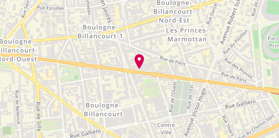 Plan de Stellantis & You Darl'mat Boulogne, 74 Route de la Reine, 92100 Boulogne-Billancourt