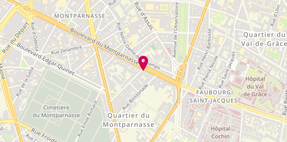 Plan de La Clinique du Scooter Occasion, 148 Boulevard du Montparnasse, 75014 Paris