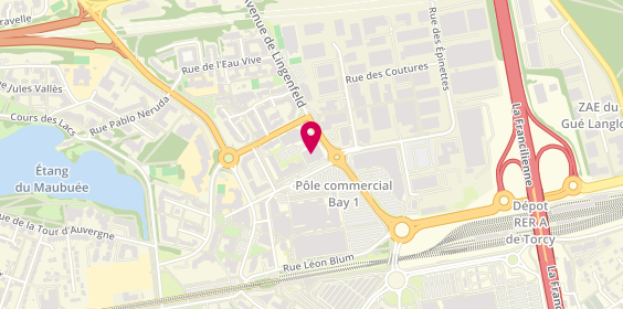 Plan de Norauto, Centre Commercial Carrefour avenue de Lingenfeld, 77200 Torcy