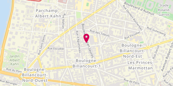 Plan de Mondial Pare-Brise, 20 Boulevard Jean Jaurès, 92100 Boulogne-Billancourt