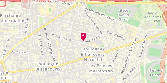 Plan de Aguesseau Automobiles, 1 Rue Bartholdi, 92100 Boulogne-Billancourt