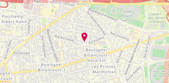 Plan de Peugeot - Garage Ravier, 1 Bis Rue Bartholdi, 92100 Boulogne-Billancourt