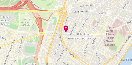 Plan de Molitor Automobiles, 48 Rue Molitor, 75016 Paris