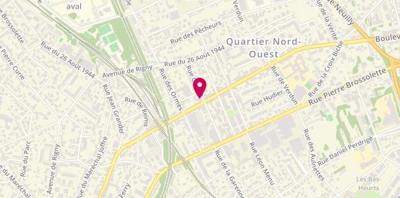 Plan de AJ Motors, 15 Rue Carnot, 93160 Noisy-le-Grand