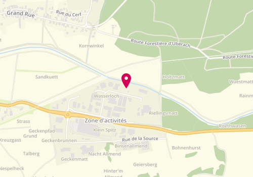 Plan de DRTM Dépannage Rapatriement Transport Muckensturm, 8 Rue Moder, 67350 Niedermodern